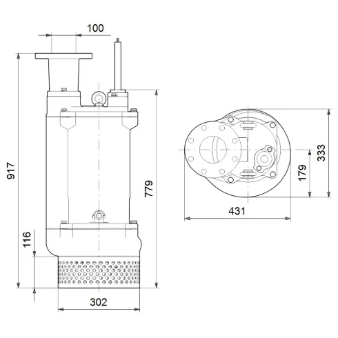Дренажный насос Grundfos DWK.O.13.100.150.5.0D 96922665
