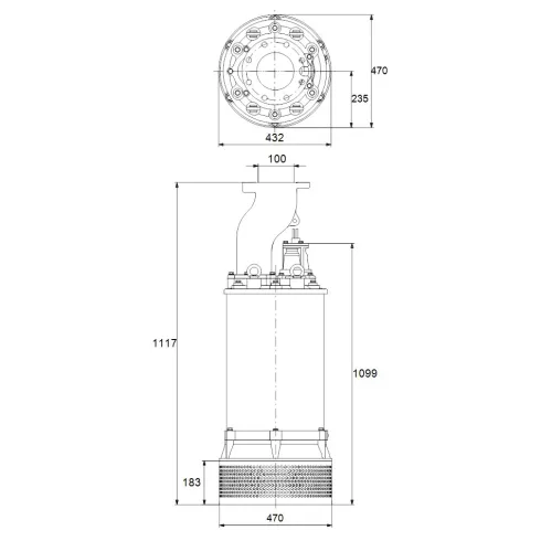 Грязевой насос Grundfos DWK.E.10.100.220.5.1D 96922667