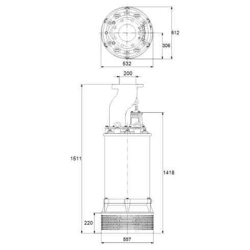 Дренажный насос Grundfos DWK.E.10.200.750.5.1D 96922677