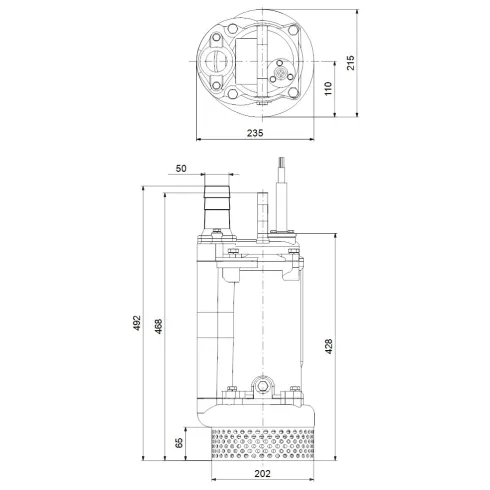 Дренажный насос Grundfos DWK.O.6.50.15.5.0D.R 96922721