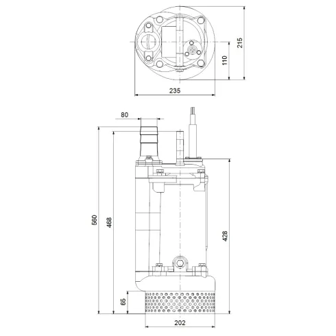 Дренажный насос Grundfos DWK.O.6.80.15.5.0D.R 96922723