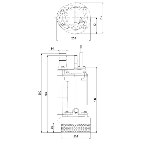 Дренажный насос Grundfos DWK.O.6.80.22.5.0D.R 96922727