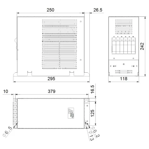 Выходной фильтр для преобразователя частоты dU/dt Grundfos