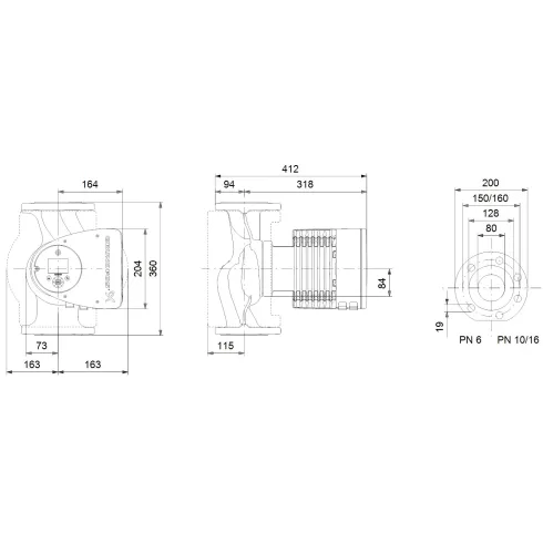 Циркуляционный насос Grundfos MAGNA3 80-80 F 97924308