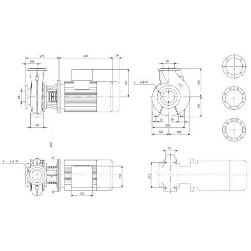 Консольно-моноблочный насос Grundfos NB 50-160/177 AF2ABQQE 98158393