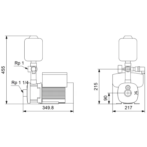 Установка повышения давления Grundfos CMBE 5-62 98374704