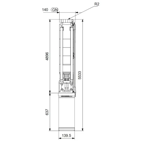 Скважинный насос Grundfos SP 7-86 98699212