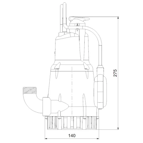 Дренажный насос Grundfos KPC 300A 98851053