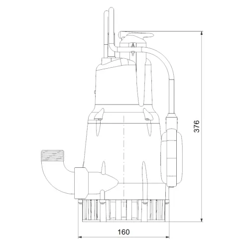 Дренажный насос Grundfos KPC 600A 98851054