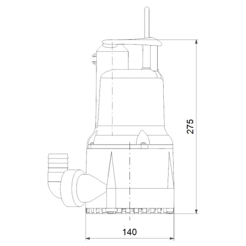 Дренажный насос Grundfos KPC 24/7 270 98851058