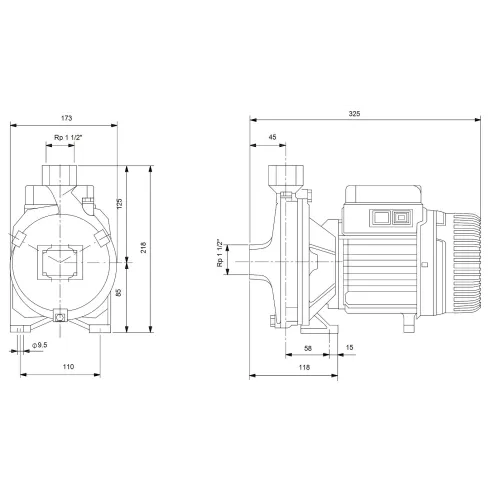 Центробежный насос для систем частного водоснабжения Grundfos NS 13-18 CVBP 99126495