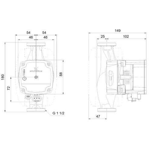 Циркуляционный насос Grundfos ALPHA1 L 25-60 99199612
