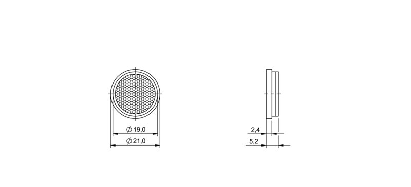 Рефлектор Balluff BOS R-3