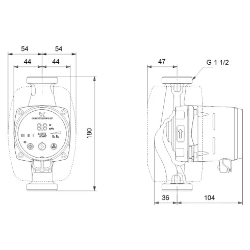 Циркуляционный насос Grundfos ALPHA2 25-40 99420002