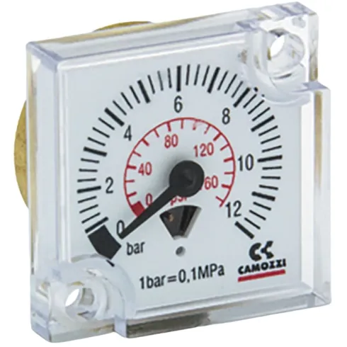 Манометр встроенный Camozzi MX3-R30/W-P