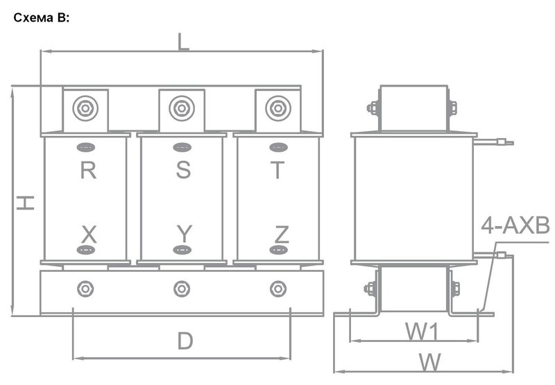 Трехфазный дроссель INNOVERT ZC-OCL-18,5