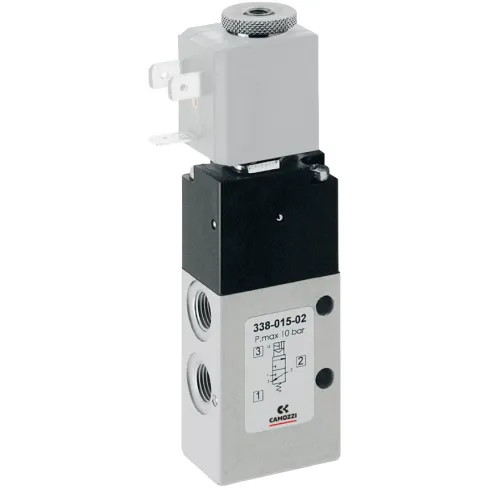 Распределитель с электромагнитным управлением Camozzi 348-015-02-U771-110V