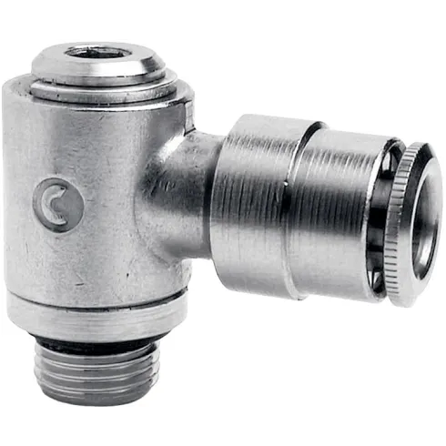 Штуцер цанговый угловой Camozzi 6622-4-M5