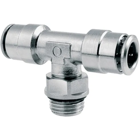 Тройник цанговый с резьбой Camozzi 6432-12-1/4