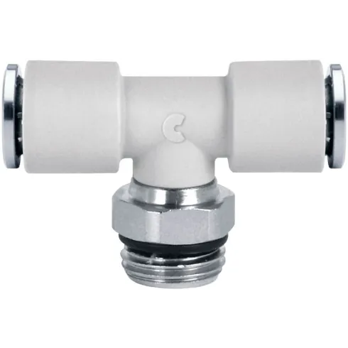 Тройник цанговый с резьбой Camozzi 7432-12-3/8