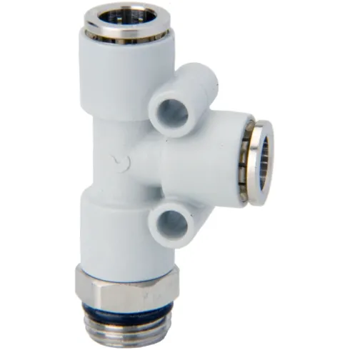 Тройник цанговый с резьбой Camozzi 7442-6-1/4