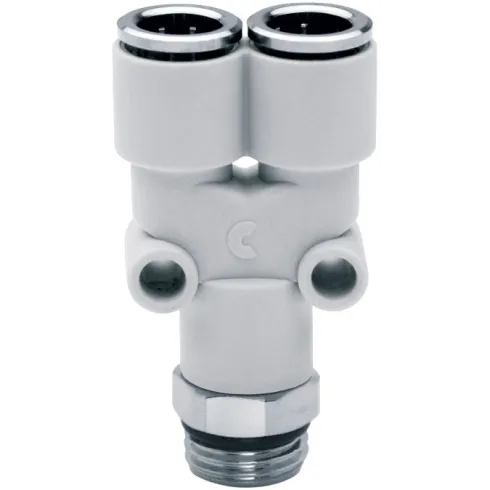 Тройник цанговый с резьбой Camozzi 7562-6-1/8