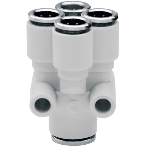 Коллектор цанговый Camozzi 7575-6-4