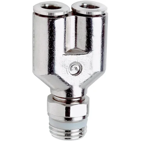 Тройник цанговый с резьбой Camozzi S6450-8-1/8