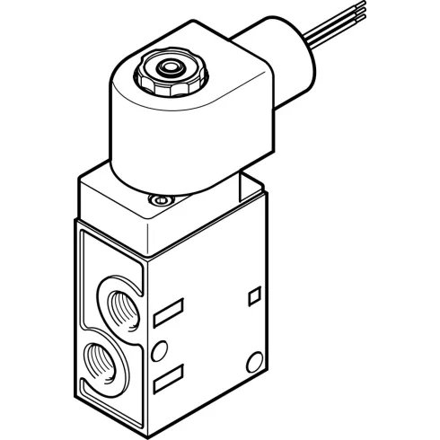 Распределитель с электромагнитным управлением Festo MFH-3-1/8-120-NPT-EX