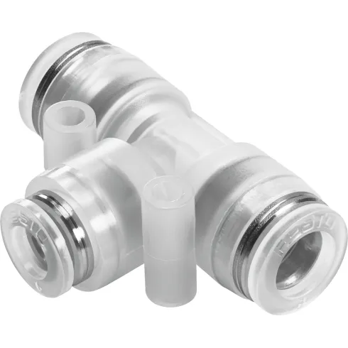 Тройник цанговый переходной Festo NPQP-T-Q6-Q4-FD-P10
