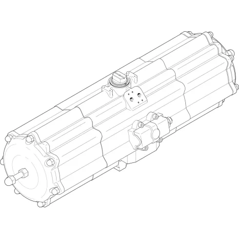 Неполноповоротный привод Festo DAPS-2880-090-RS3-F16-T6