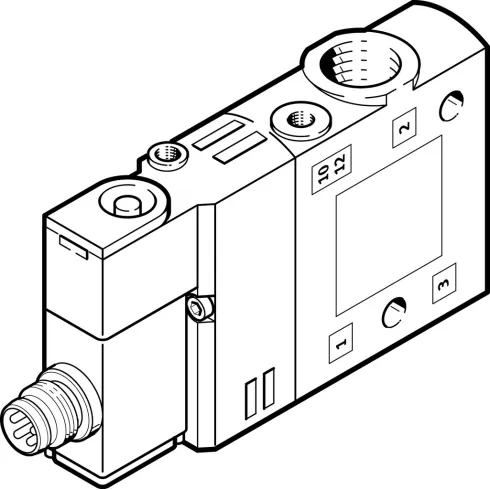 Распределитель с электромагнитным управлением Festo CPE14-M1CH-3GLS-1/8