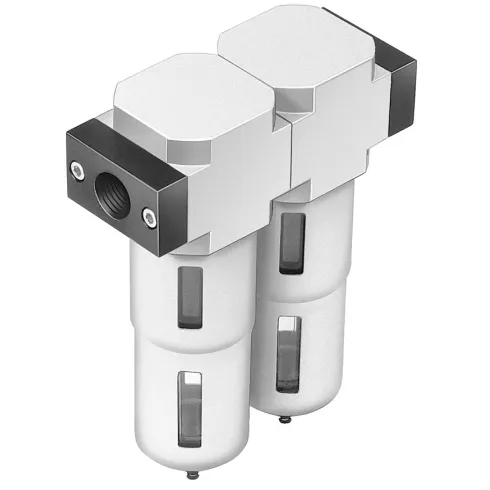 Комбинация фильтров тонкой очистки с ручным отводом конденсата Festo LFMBA-1/4-D-MINI