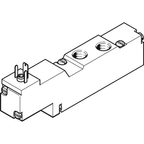 Распределитель с электромагнитным управлением Festo MEBH-5/2-1/8-P-B-230AC
