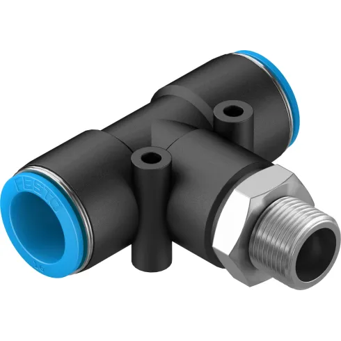 Тройник цанговый с резьбой переходной Festo QST-3/8-16