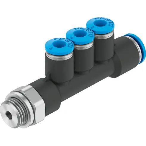 Коллектор цанговый с резьбой Festo QST3-G1/4-8-6