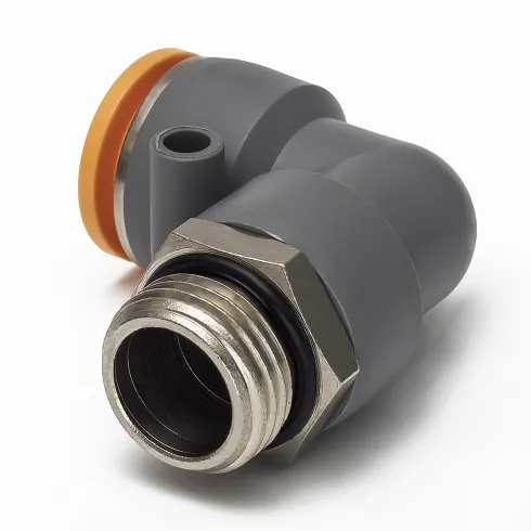 Штуцер цанговый угловой E.MC ZPL-06-04G