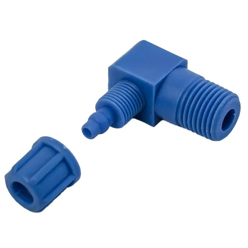 Штуцер ниппельный угловой с накидной гайкой NBPT GCK-8-3