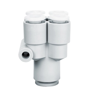 Разветвитель цанговый с резьбой SMC KG-UD04-06