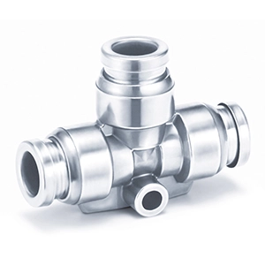 Тройник цанговый прямой SMC KQG2T-16-00-F