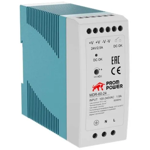 Блок питания Prompower MDR-60-24
