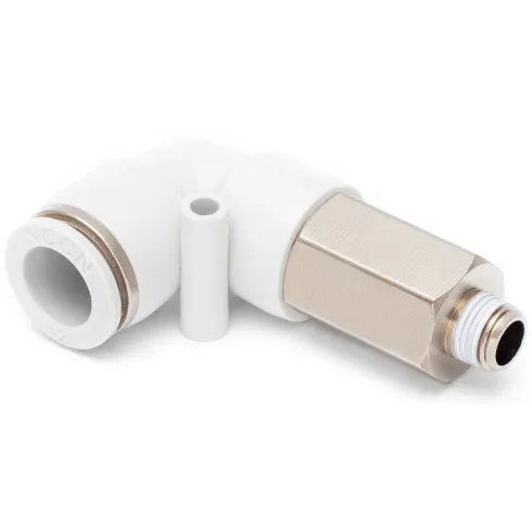 Штуцер цанговый угловой удлиненный Naval Pneumatics QSLL-M5-4