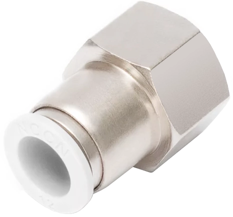 Штуцер цанговый с внутренней резьбой Naval Pneumatics QSF-3/8-10