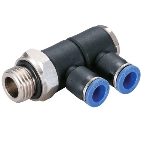 Тройник цанговый CDC PHL-08-G02(2)