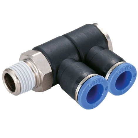 Тройник цанговый CDC PHL-08-04(2)