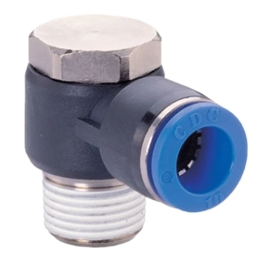 Штуцер цанговый угловой поворотный CDC PH-10-02