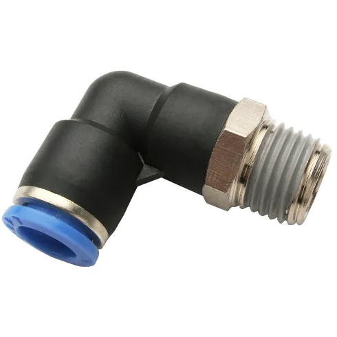 Штуцер цанговый угловой NBPT PL06-01