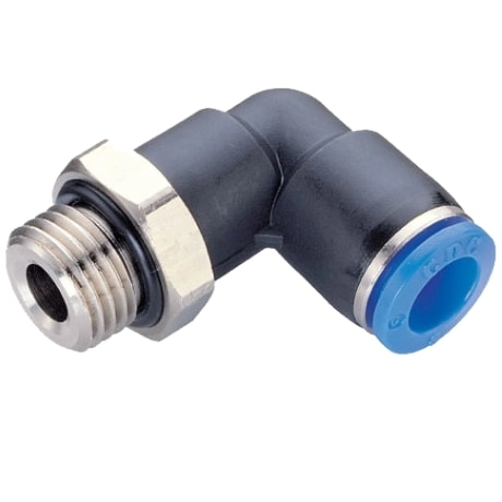 Штуцер цанговый угловой CDC PL-08-M14