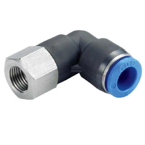 Штуцер цанговый угловой CDC PLF-08-02