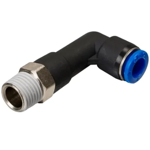 Штуцер цанговый угловой удлиненный CDC PLLP-06-04